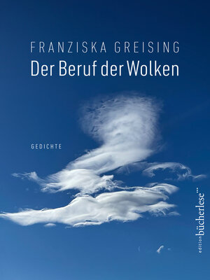 cover image of Der Beruf der Wolken